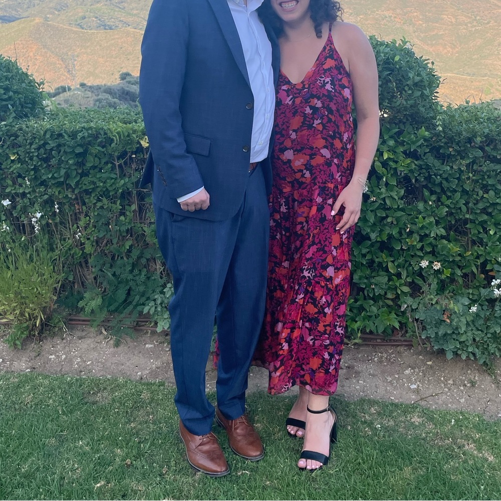 FRNCH floral wedding guest dress